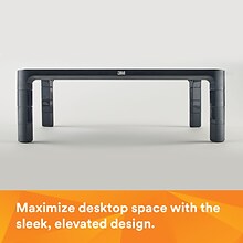 3M MS85B Adjustable Monitor Stand