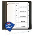 Quill Brand® 5-Tab Index System, White, 1-5