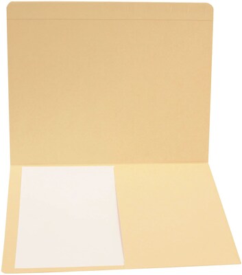 Medical Arts Press Letter Size Top-Tab Manila File Folders; Full Cut, 1/2 Pocket, 50/Box (31437)