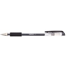 Staples® Gel Stick Pens, Medium Point, 0.7mm, Black, 12/Pack (11246-CC)