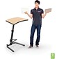 BALT Up-Rite Student 43"H Adjustable Desk, Laminate (90532-7909-BK)