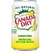 Canada Dry® Lemon Lime Seltzer; 12oz Cans, 24/Carton