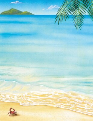 Great Papers! Tropical Letterhead 8.5 x 11 80/Pack (2014233)