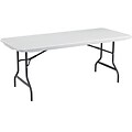 Quill Brand® Folding Table, 72L x 29W, Platinum (79123)