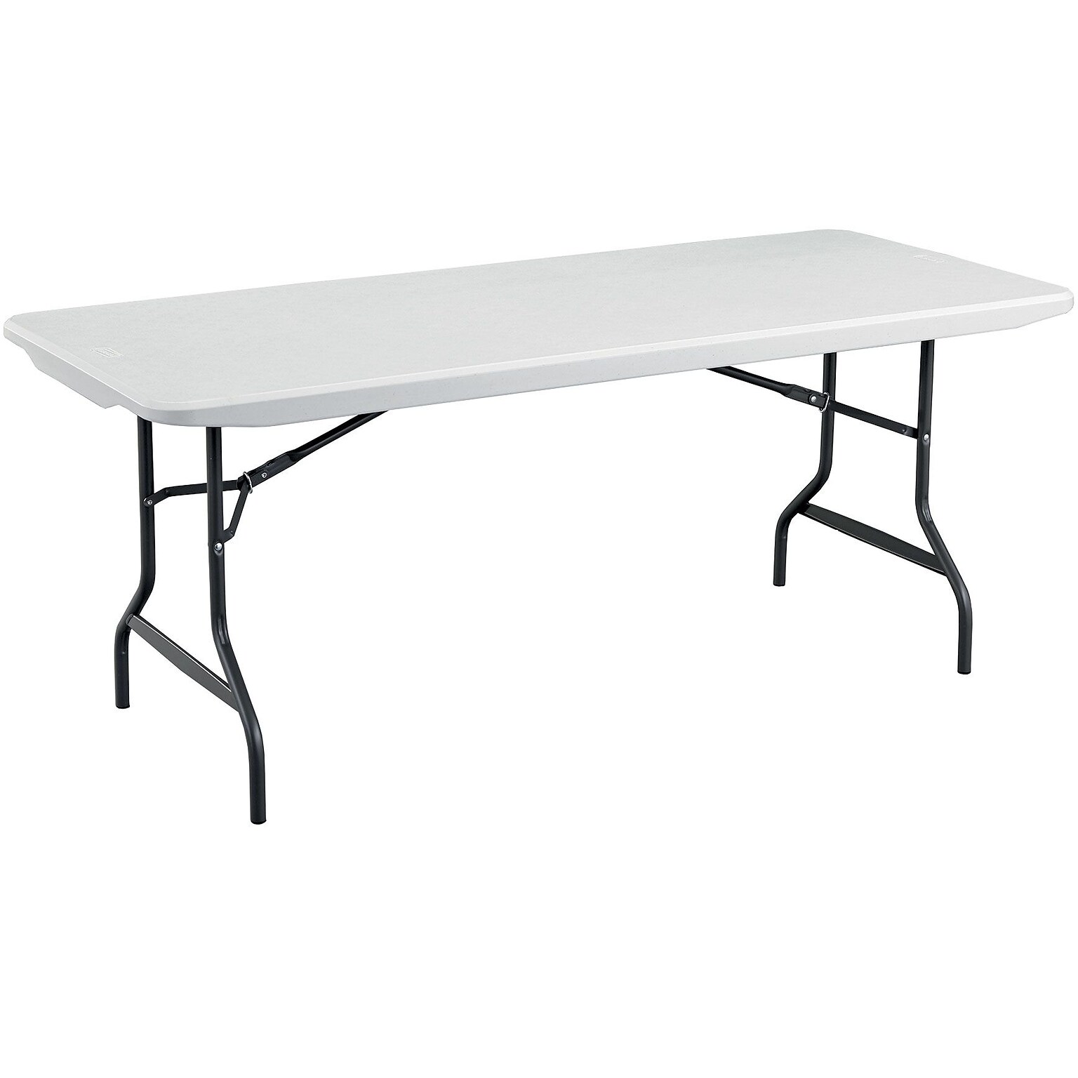 Quill Brand® Folding Table, 72L x 29W, Platinum (79123)