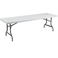 Quill Brand® Folding Table, 96L x 29W, Granite (79133)