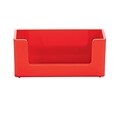 Poppin Business Card Holder, Red, 4L x 1.75W x 1.75H