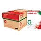 Staples 30% Recycled 8.5" x 11" (US letter) Copy Paper, 20 lbs., 92 Brightness, 5000/Carton (112350/461757)