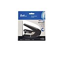 Quill Brand® One-Touch Plus™ Compact Quarter Strip Desktop Stapler, 20 Sheet Capacity, Black/Gray (4