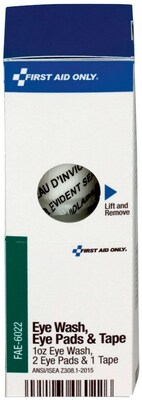 First Aid Only SmartCompliance Eye Wash Refill, 1/Box (FAE-6022)