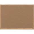 Quill Brand® Basic Cork Bulletin Board; 1.5 x 2, Oak