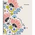 2017-2018 AT-A-GLANCE® 8 1/2 x 11 Claire Academic Weekly/Monthly Planner, 12 Months, Floral (1014-905A-18)