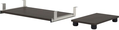 Bestar® Embassy Keyboard Shelf and CPU Platform in Dark Chocolate