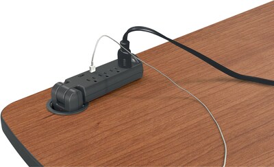 Balt Pop-Up Grommet Outlet & USB Charger, Universal Fit, 11.62H x 2.86W x 2.86D