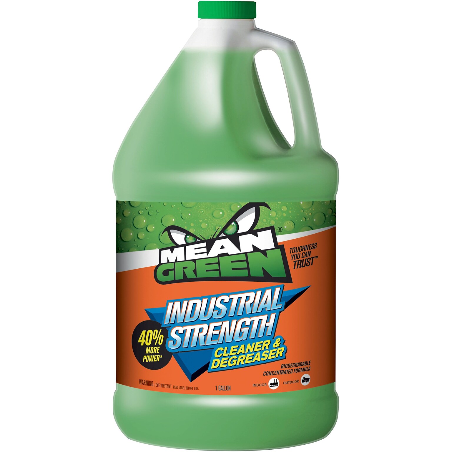 Mean Green Green Industrial Strength Cleaner/Degreaser, 1 Gallon, 4/Carton (483-102)