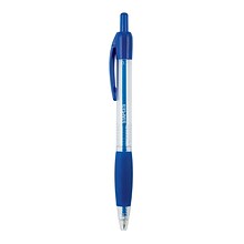 Staples® Retractable Ballpoint Pens, Fine Point, 0.7mm, Blue, 12/Pack (50788)