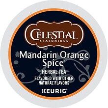 Celestial Seasonings Mandarin Orange Spice Tea, Keurig® K-Cup® Pods, 96/CT