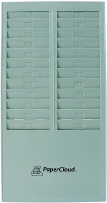 PaperCloud™ Time Card Rack 24 Slot (PCTCR24)