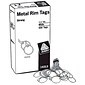 Metal Rim Marking Tags, Paper/Twine/Metal, 1 1/4" Diameter, White, 500/Box