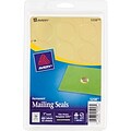 Avery Mailing Seals for Inkjet Printers, 32 Per Sheet, Gold Metallic, 1 Diameter, 480/Pk