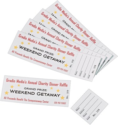 Avery® 16154 Printable Tickets | Quill.com