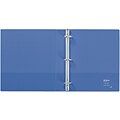 Avery Durable View Binder, 1 Slant Rings, 220 Sheet Capacity, DuraHinge, Periwinkle (34152)