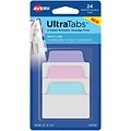 Avery Ultra Tabs Index Tabs, Assorted, 24-Tabs, 24/Pack (74755)