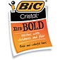 BIC Cristal Ballpoint Stick Pens, Bold Point, Black Ink, 24/Box (MSBP241-BLK)