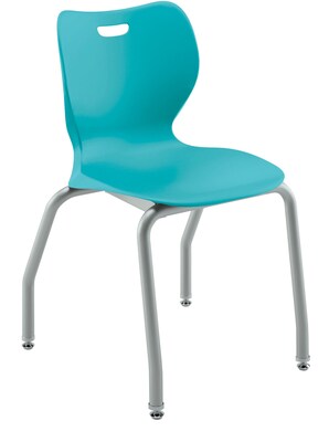 HON® SmartLink® 18 4-Leg Student Stacking Chair, Calypso, 4/Carton