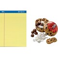 FREE Mrs. Fields Cookie Dough Ball Tin with Treats when you buy 2 dozen Quill Brand premium ruled pads