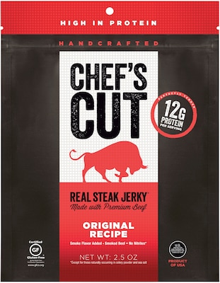 Chefs Cut Real Steak Original Recipe Beef Jerky, 2.5 oz. (CCR00500)