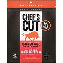 Chefs Cut Chipotle Cracked Pepper Beef Jerky, 2.5 oz. (CCR00501)