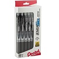Pentel Roller Ball Pen, Medium Point, Black Ink, Dozen (BL77PC12A1)