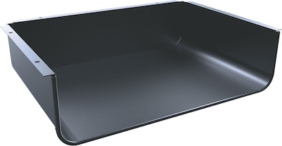 Balt Shapes, Cloud, and Quad Desk/Table Optional Book Box, Black 4H x 17W x 12D