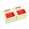 Staples® Stickies Notes, 3 x 3, Yellow, 100 Sheet/Pad, 12 Pads/Pack (STP11556CT)