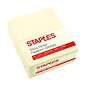 Staples® Stickies Recycled Notes, 3" x 5", Yellow, 100 Sheet/Pad, 12 Pads/Pack (S35YR12)