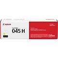 Canon 045 H Yellow High Yield Toner Cartridge, Prints Up to 2,200 Pages (1243C001)