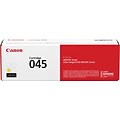 Canon 045 Yellow Standard Yield Toner Cartridge, Prints Up to 1,300 Pages (1239C001)