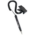 MMF Industries™ Wedgy® Antimicrobial-Protected Clip Pen, Black