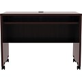 Alera® Valencia Mobile Workstation Desk, Mahogany