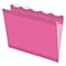 Pendaflex Ready-Tab Reinforced Hanging File Folder, 5-Tab Tab, Letter Size, Pink, 20/Box (PFX 90240)