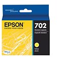 Epson 702 DURABrite Ultra Ink Cartridge, Standard-capacity, Yellow Ink Cartridge (T702320)