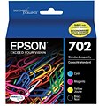 Epson 702 DURABrite Ultra Ink Cartridge, Standard-capacity, Multipack CMYK (T702120-BCS)