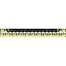 Barker Creek Believe Its Possible Double-sided Scalloped Trim, 39-ft of scalloped trim per package