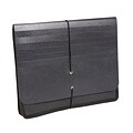 TRU RED™ Moisture Resistant Expanding Wallet, Elastic Closure, Letter Size, Black (TR10772)