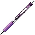 Pentel EnerGel Retractable Gel Pen, Medium Point, Purple Ink (BL77V)