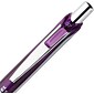 Pentel EnerGel Retractable Gel Pen, Medium Point, Purple Ink (BL77V)