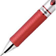 Pentel EnerGel Deluxe RTX Gel Pen, Medium Point, Red Ink (BL77-B)