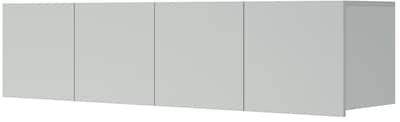 HON® Voi Overhead Cabinet, Four Doors, 60w x 14 1/4d x 14h, Brilliant White (HONVHF60W) NEXT2017