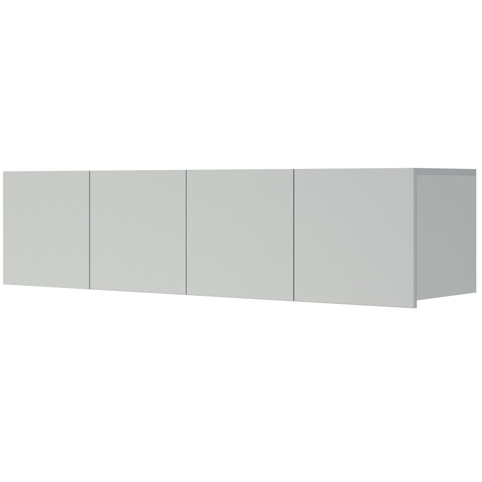 HON® Voi Overhead Cabinet, Four Doors, 60w x 14 1/4d x 14h, Brilliant White (HONVHF60W) NEXT2017